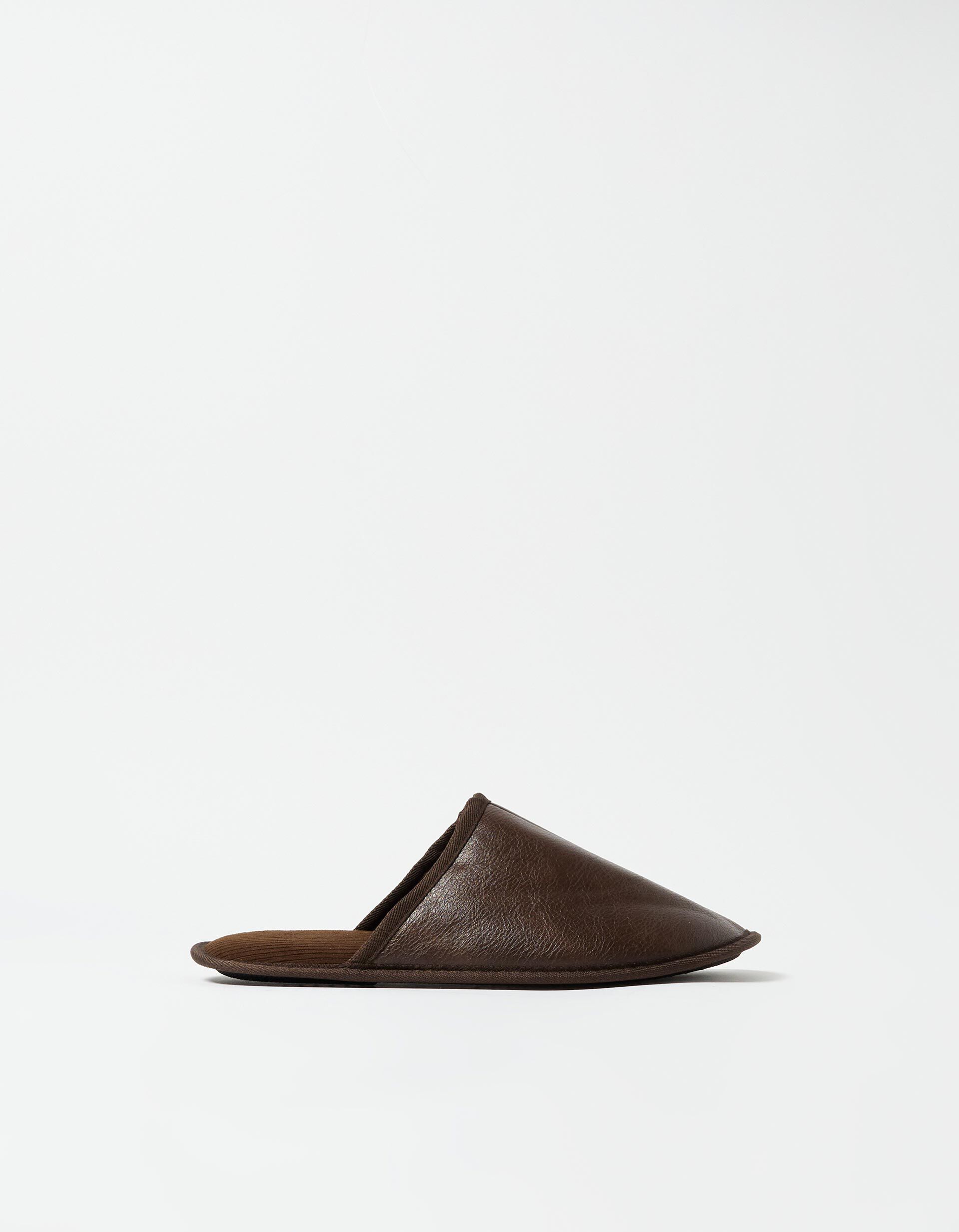 Comprar Online Chinelos de Quarto, Homem, Castanho