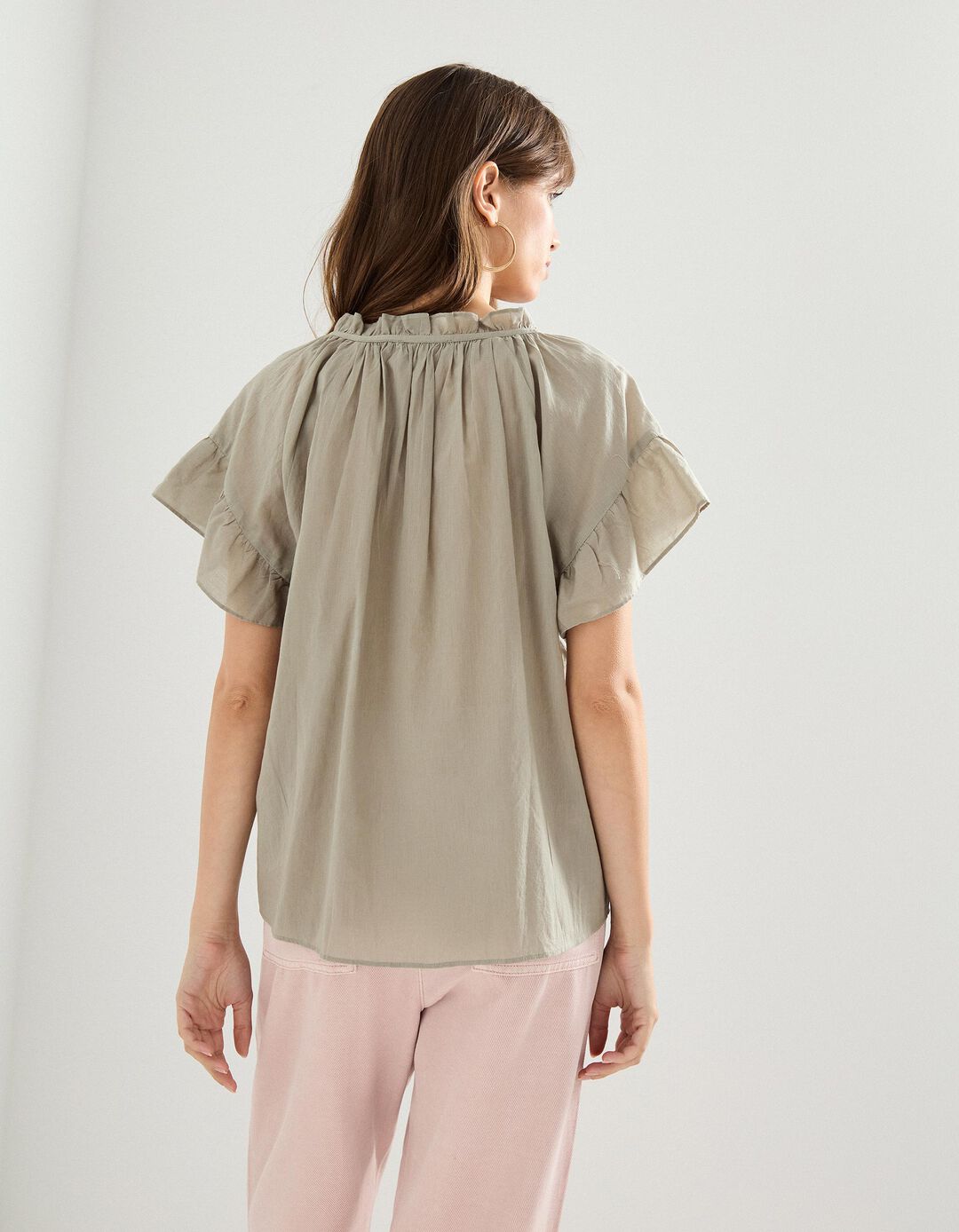 Blusa, Mulher, Verde Claro 