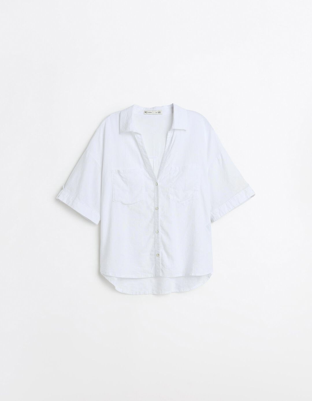 Camisa com Linho, Mulher, Branco