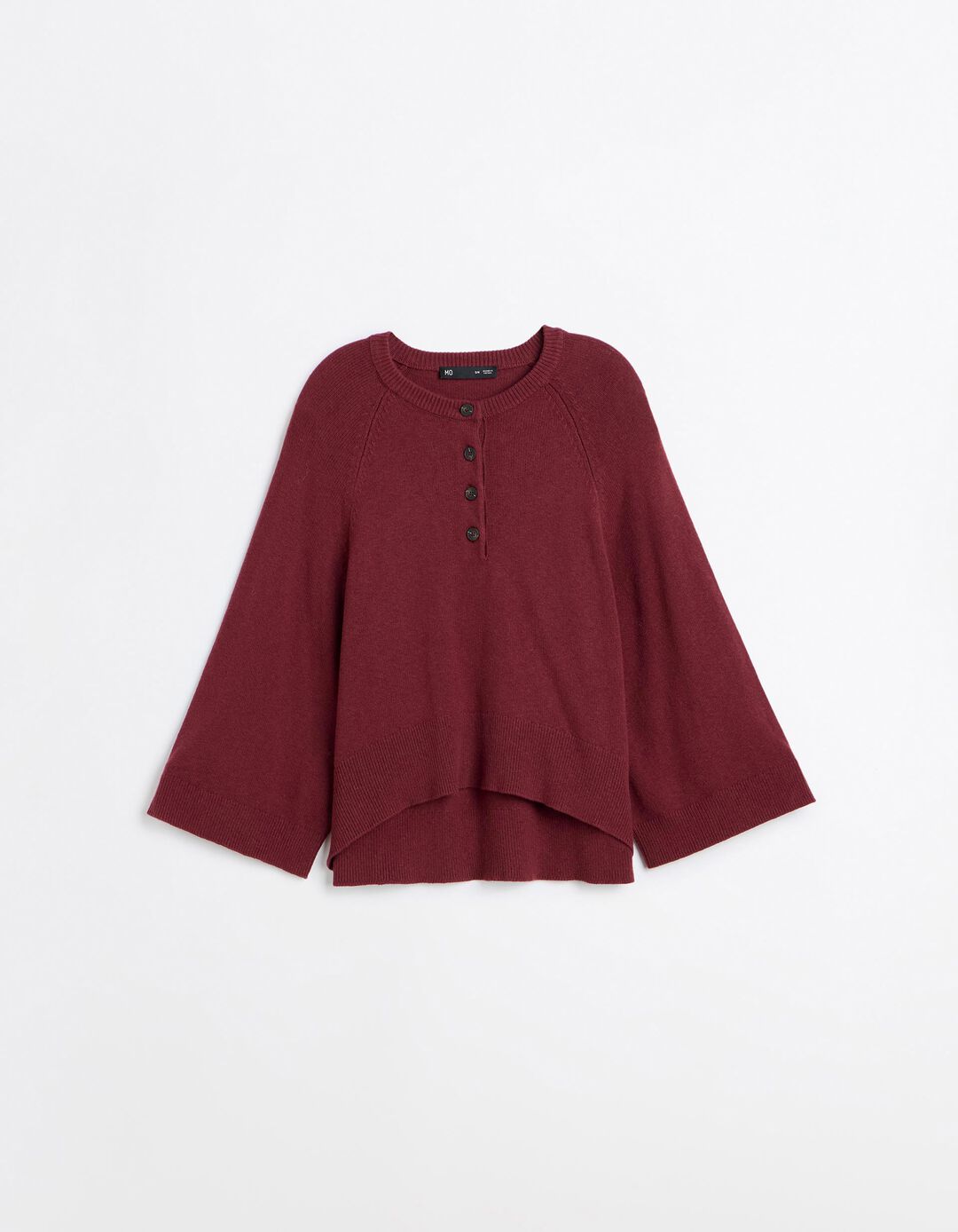 Camisola De Malha, Mulher, Vermelho Escuro 