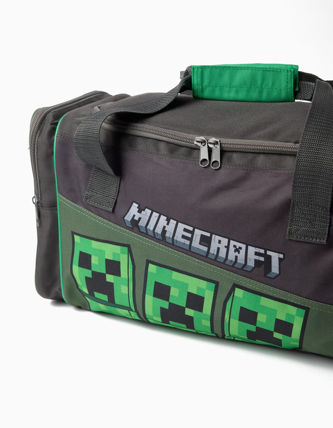 Saco De Desporto 'Minecraft', Menino, Cinzento Escuro