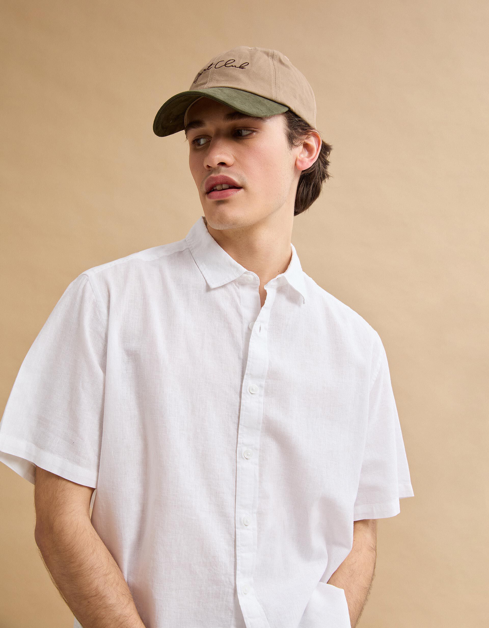 Comprar Online Camisa com Linho, Homem, Branco