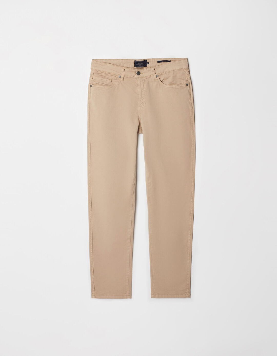 'Slim fit' pants, Man, Beige