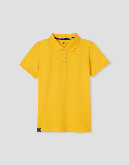 Polo Shirt, Boys, Yellow