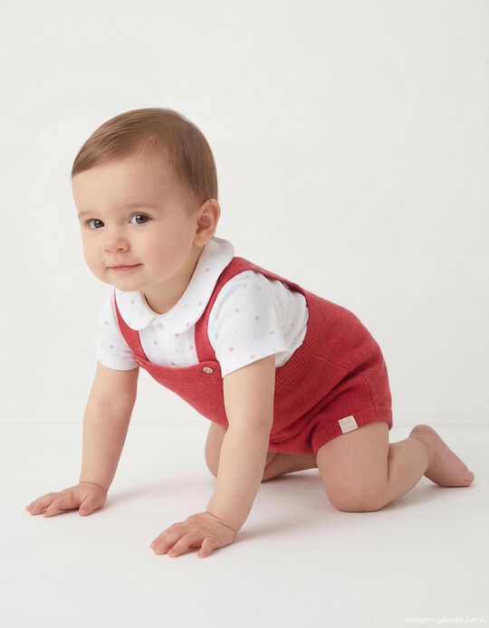 Comprar Online Conjunto Body e Macac&atilde;o, Rec&eacute;m-Nascido, Vermelho