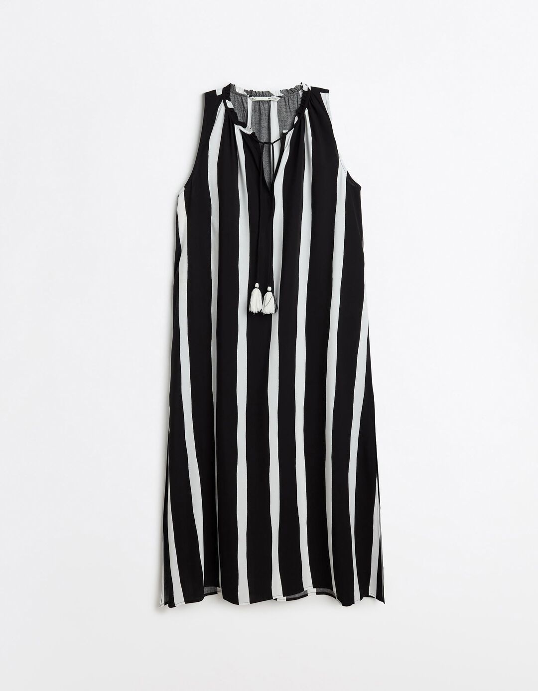 Vestido Riscas, Mulher, Preto