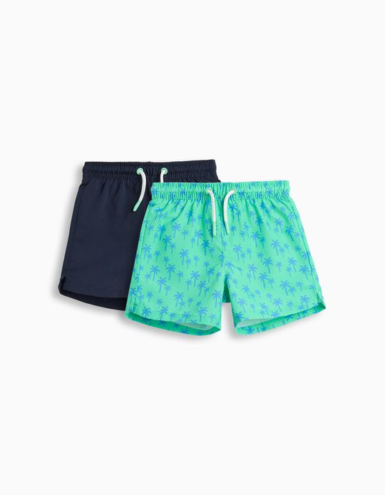 Comprar Online Pack 2 Cal&ccedil;&otilde;es de Banho, Menino, Verde Claro