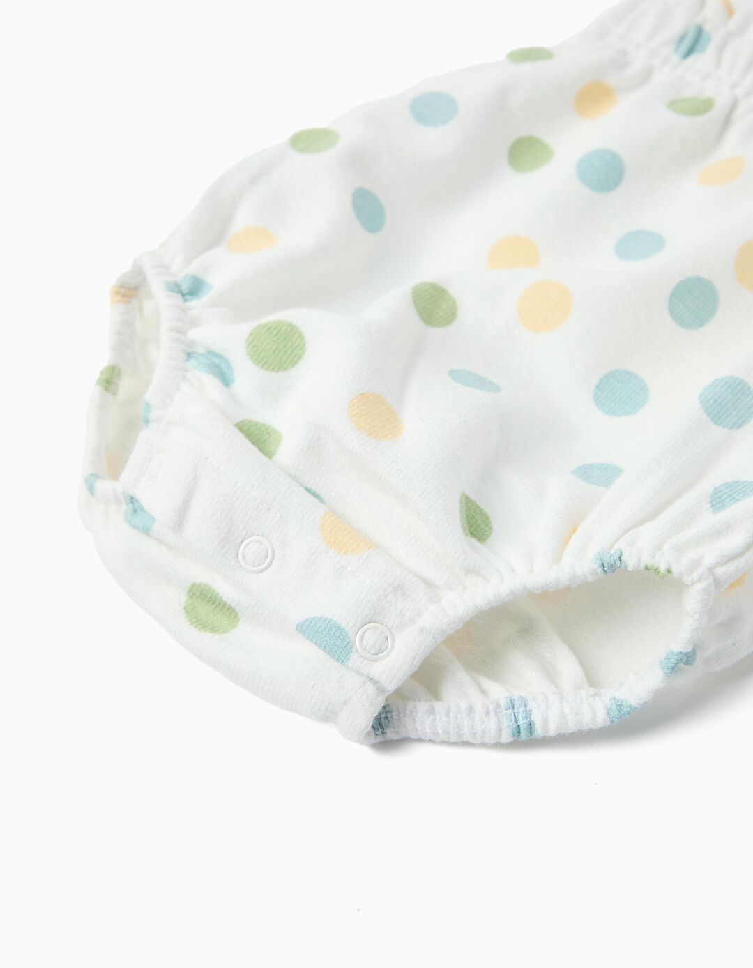 Macac&atilde;o Estampado, Rec&eacute;m-Nascido, Branco