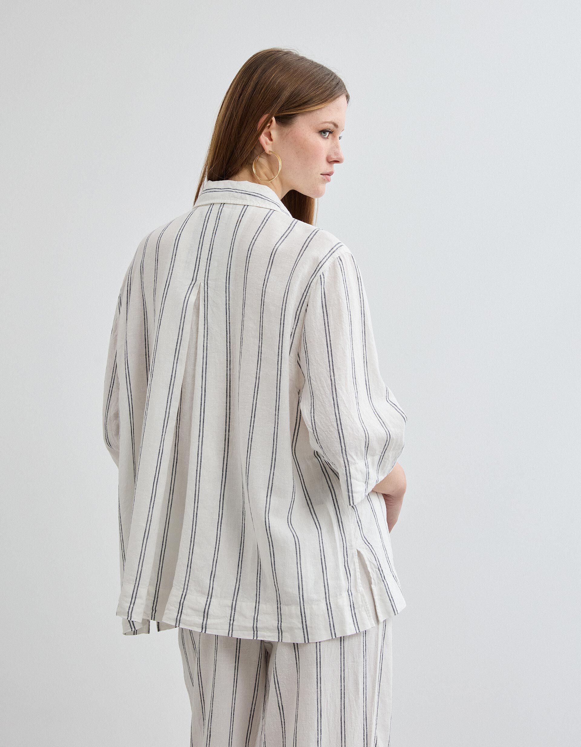 Comprar Online Camisa com Linho, Mulher, Cru