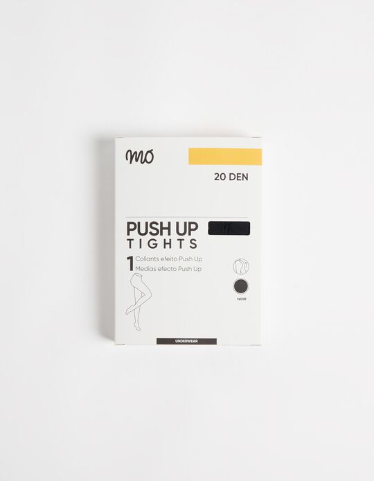 Comprar Online Collants Push Up 20 DEN, Mulher, Preto