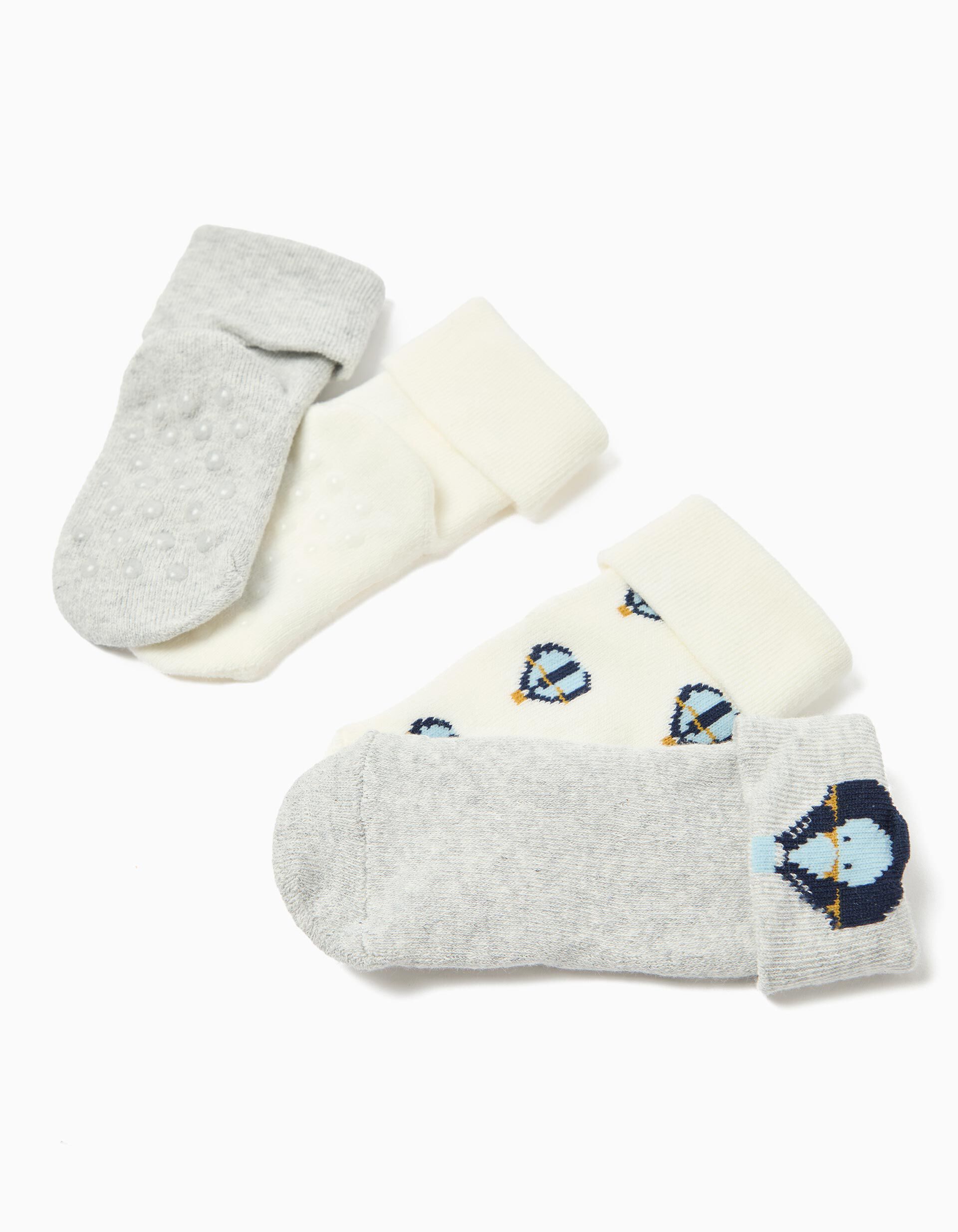 Comprar Online Pack 2 Pares de Meias Antiderrapante, Menino, Multicor