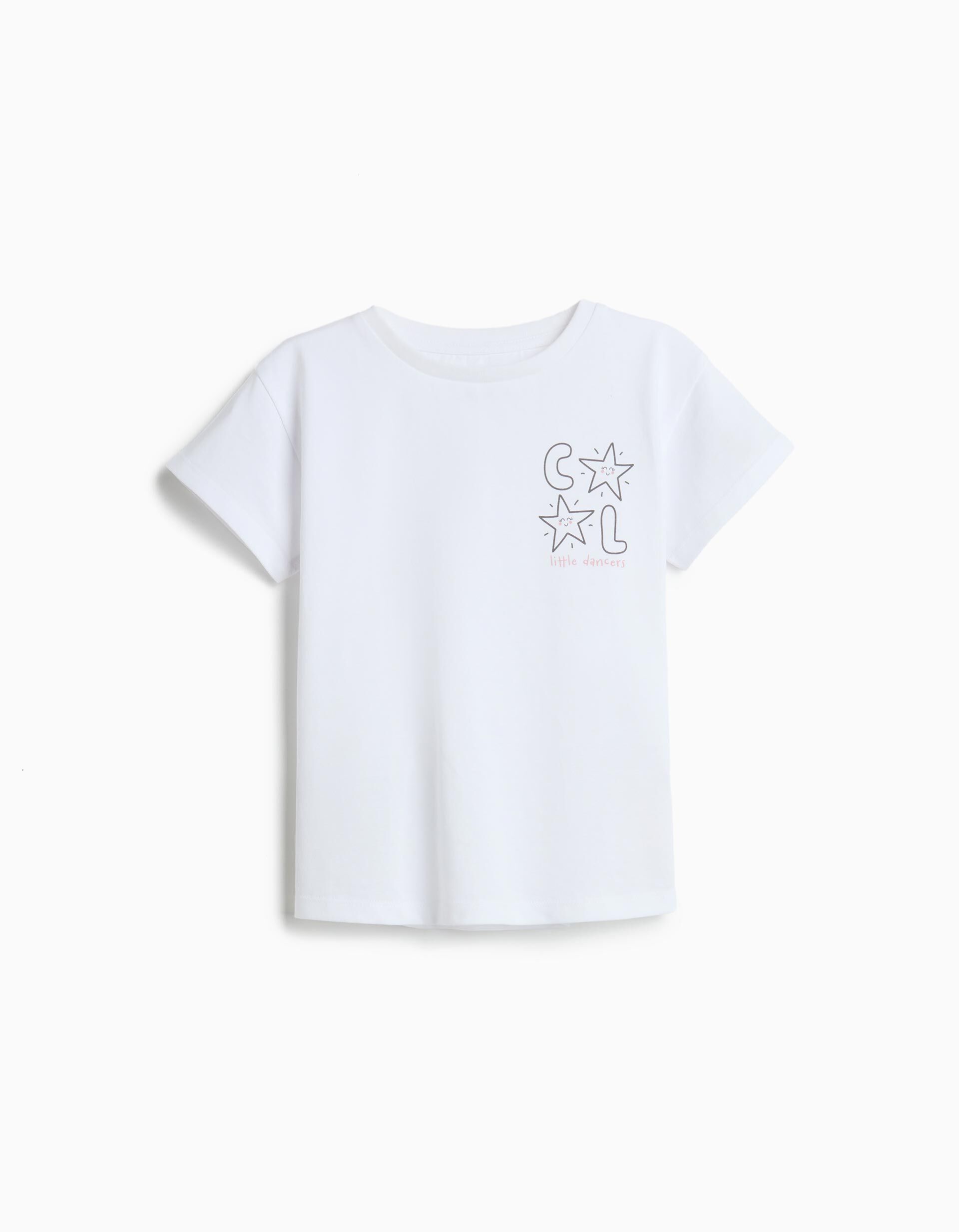 Comprar Online T-shirt Estampada, Menina, Cru