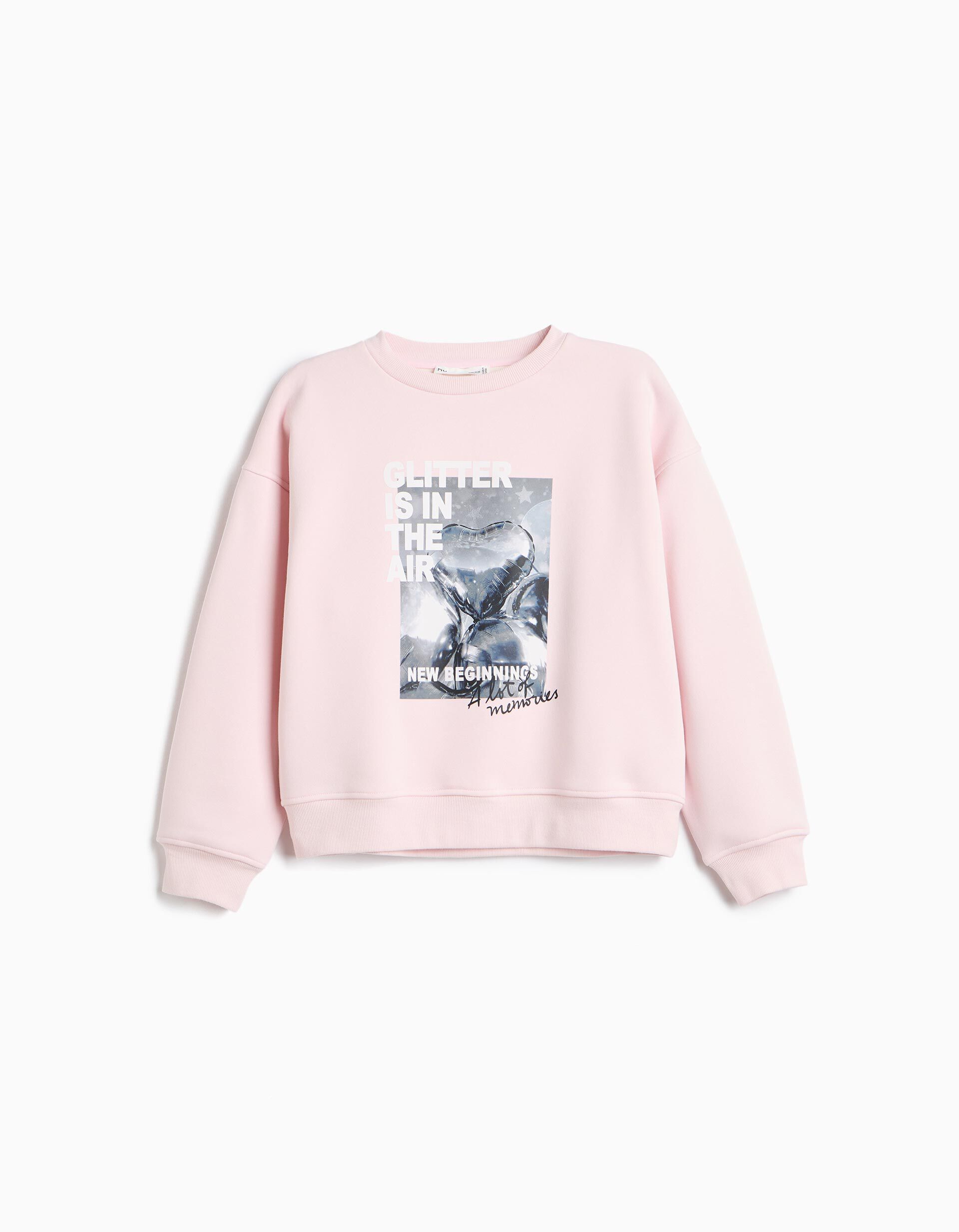 Comprar Online Sweatshirt, Menina, Rosa Claro