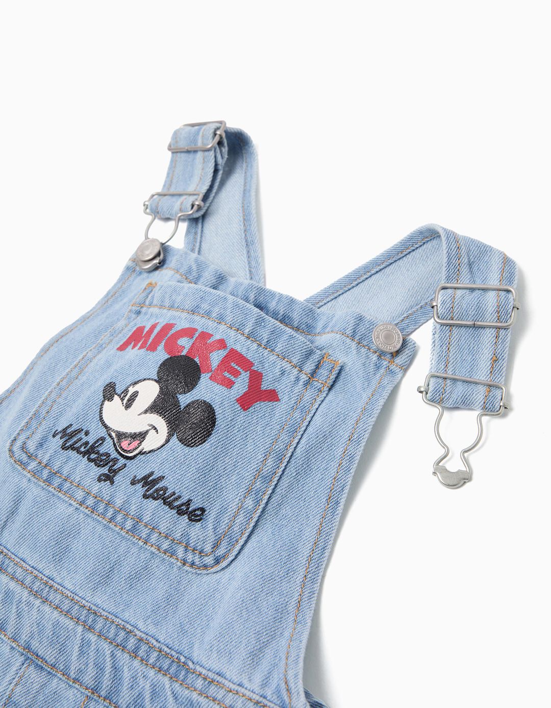 Jardineiras de Ganga 'Mickey' &copy;Disney, Menino, Azul 