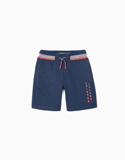 Sports Shorts for Boys 'Japan', Dark Blue