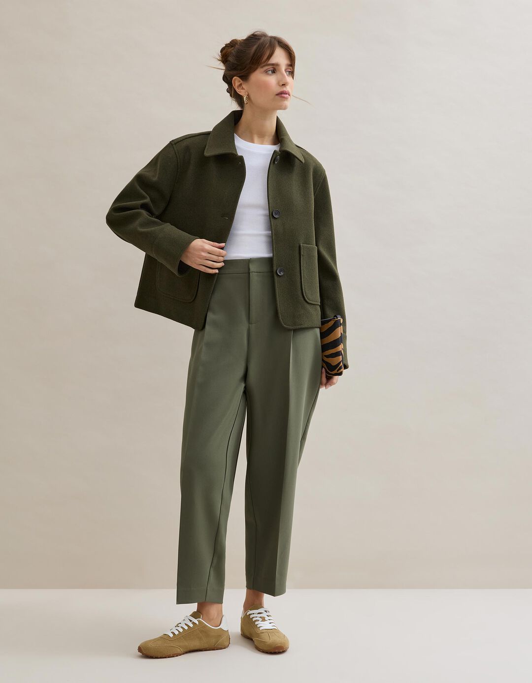 Casaco, Mulher, Verde