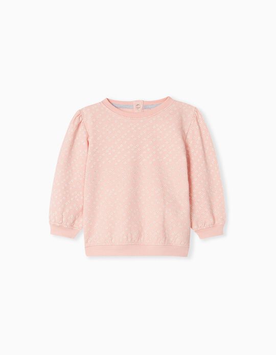 Sweatshirt, Baby Girls, Light Pink