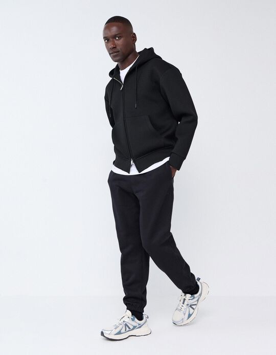 Comprar Online Cal&ccedil;as Jogger De Felpa, Homem, Preto