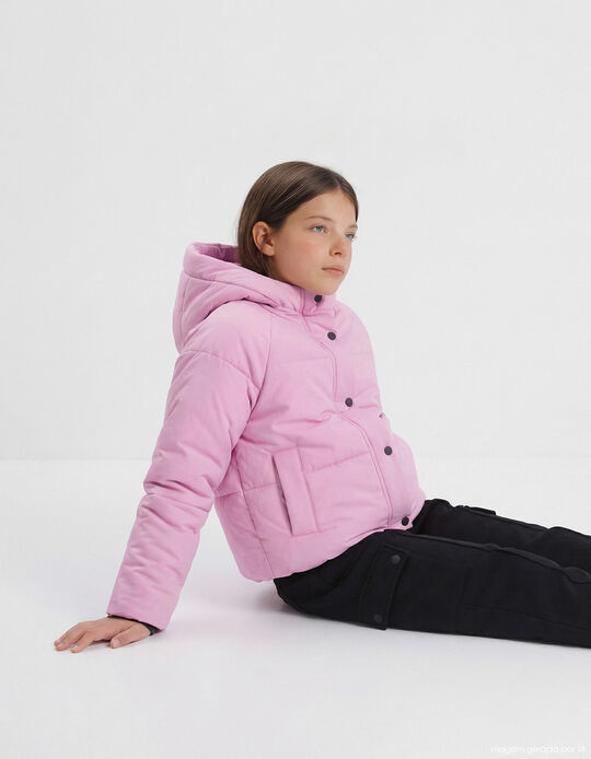 Comprar Online Casaco Acolchoado, Menina, Rosa Claro