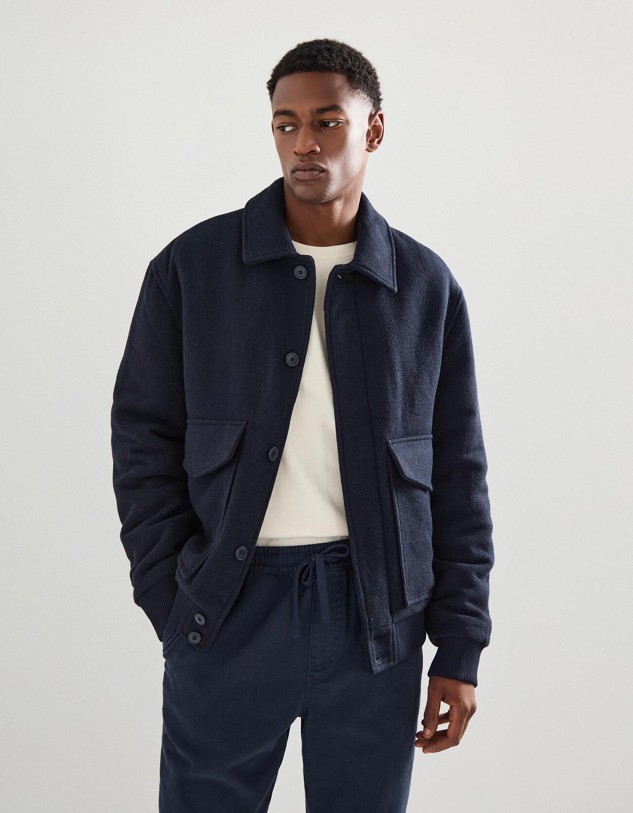 Comprar Online Casaco Bomber, Homem, Azul Escuro