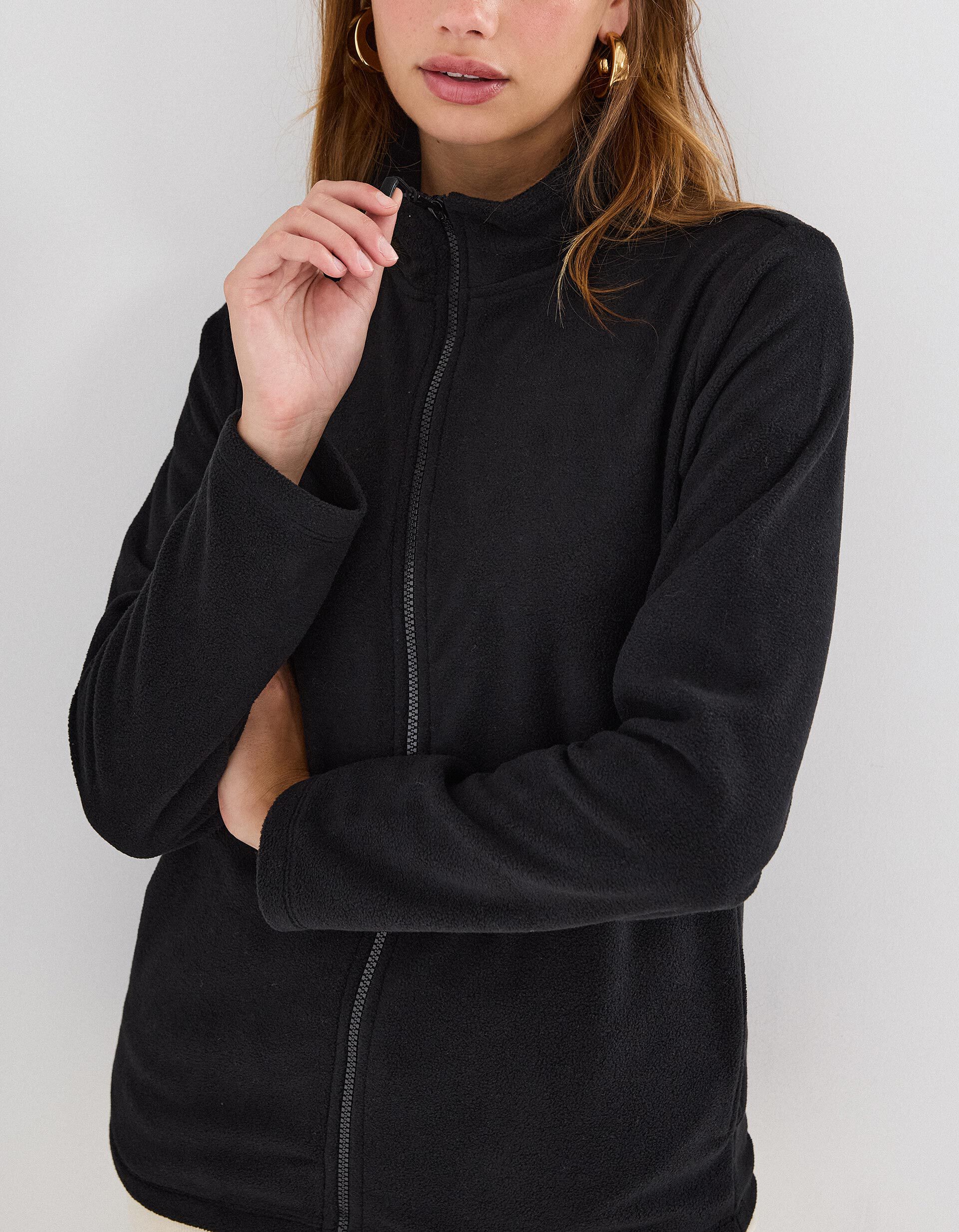 Comprar Online Casaco Polar, Mulher, Preto