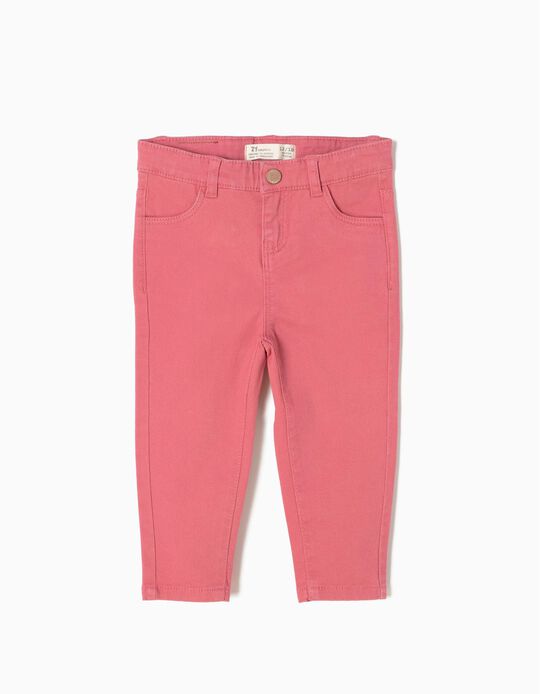 Pink Twill Trousers