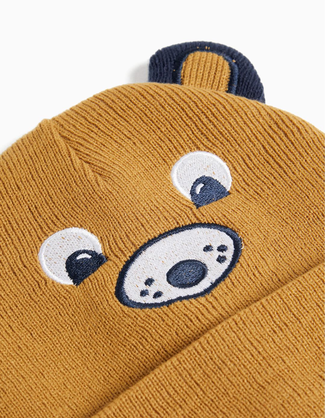 Bear Beanie, Boy, Light Brown