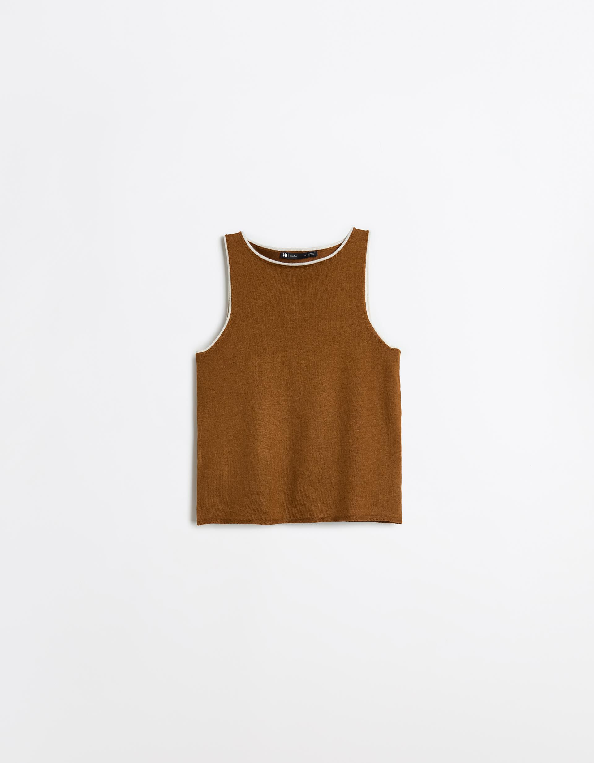 Comprar Online Tank Top, Mulher, Castanho Claro