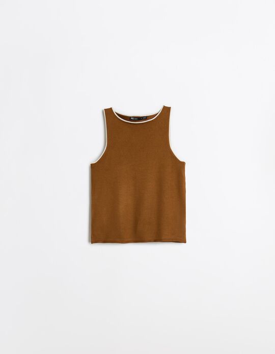 Comprar Online Tank Top, Mulher, Castanho Claro