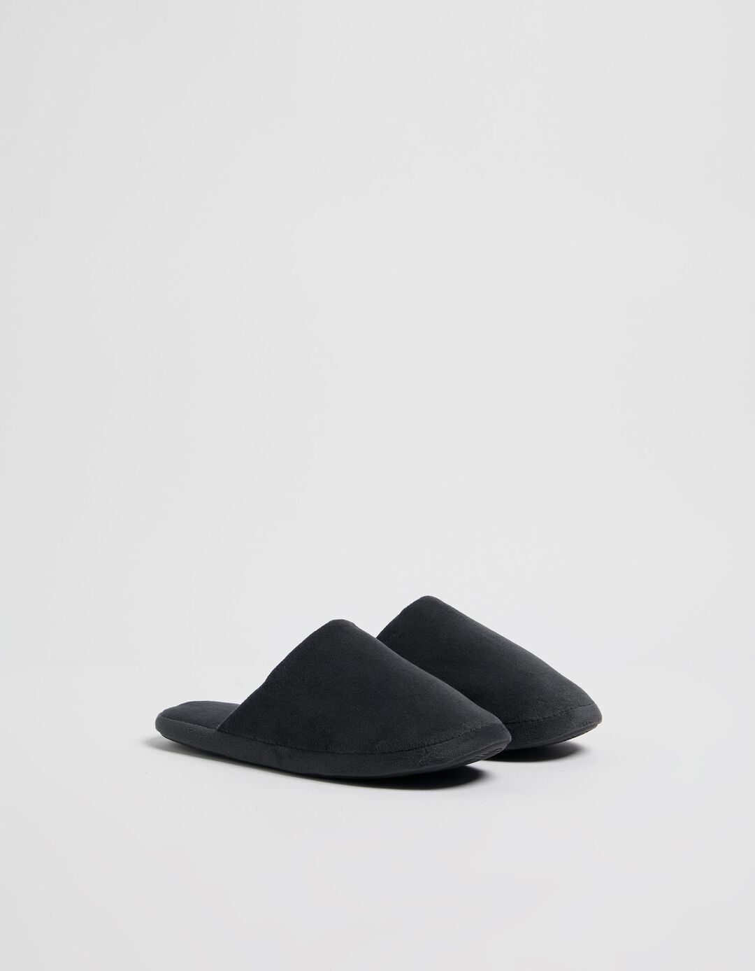 Microfiber Slippers, Men, Gray