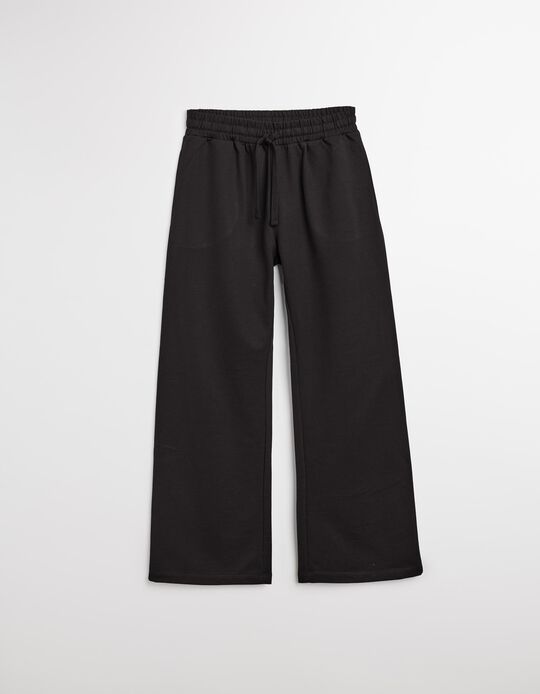 Comprar Online Calças Joggers Wide Leg, Mulher, Preto