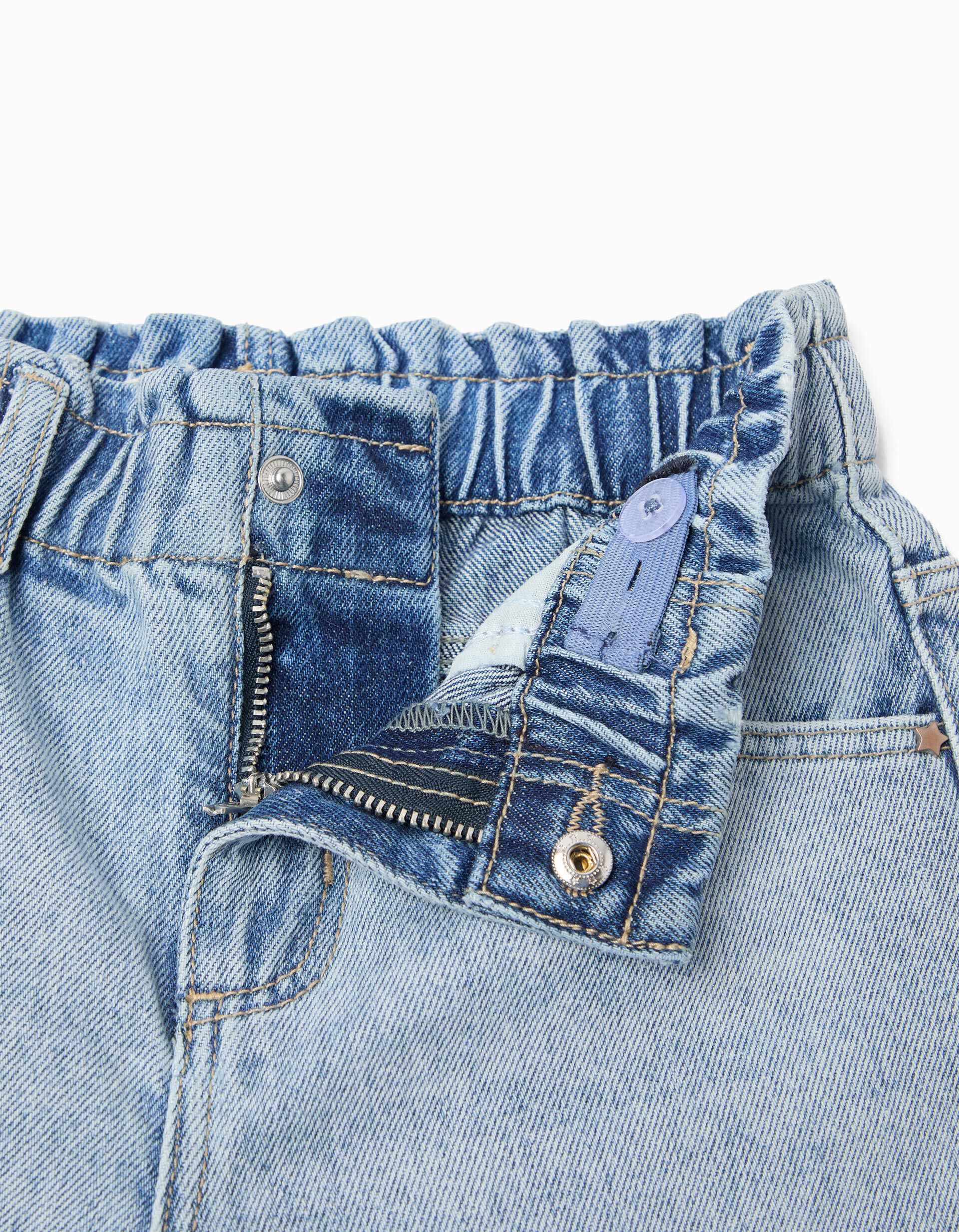 Comprar Online Cal&ccedil;&otilde;es de Ganga Paperbag, Menina, Azul Claro