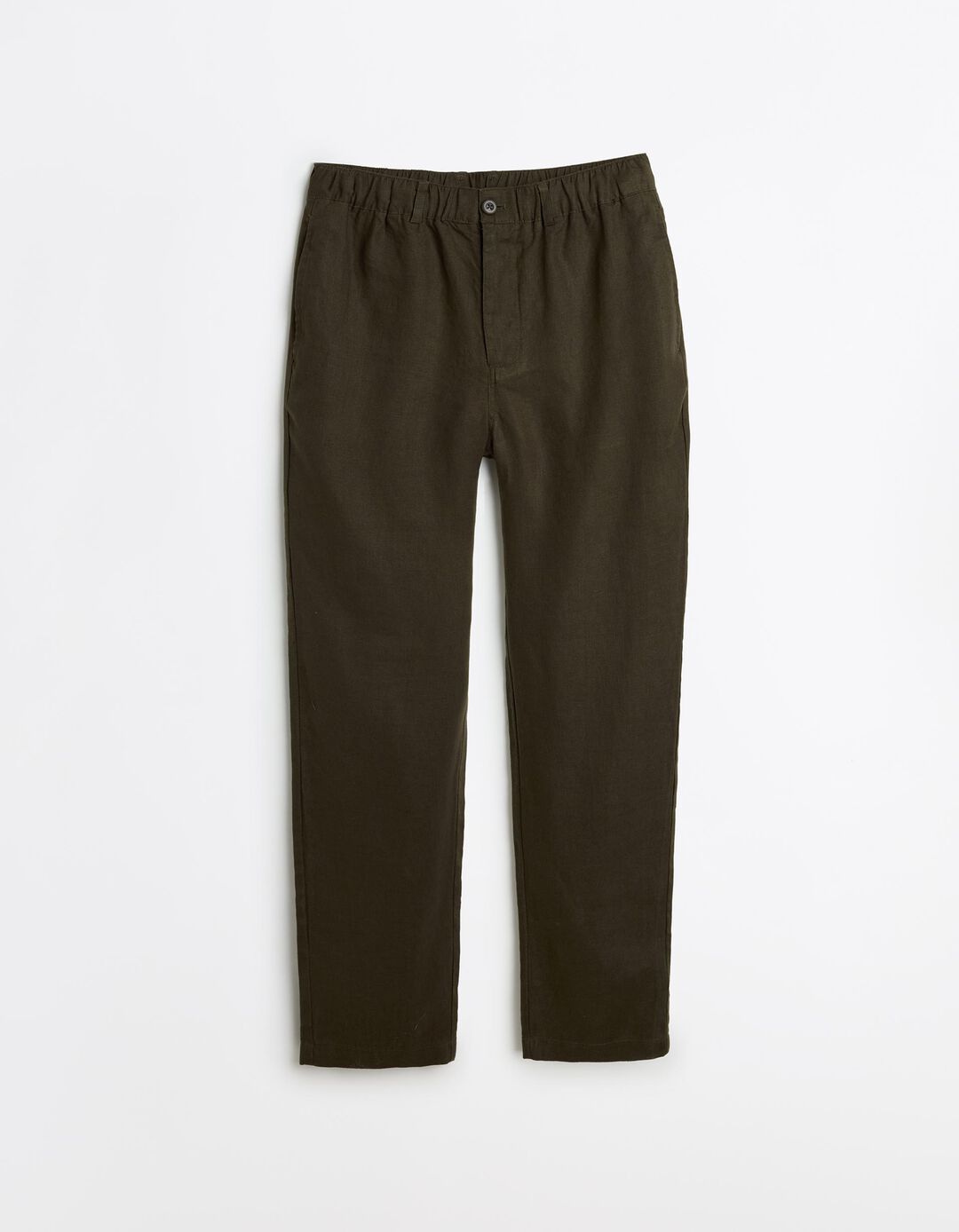 Cal&ccedil;as de Linho, Homem, Verde Escuro