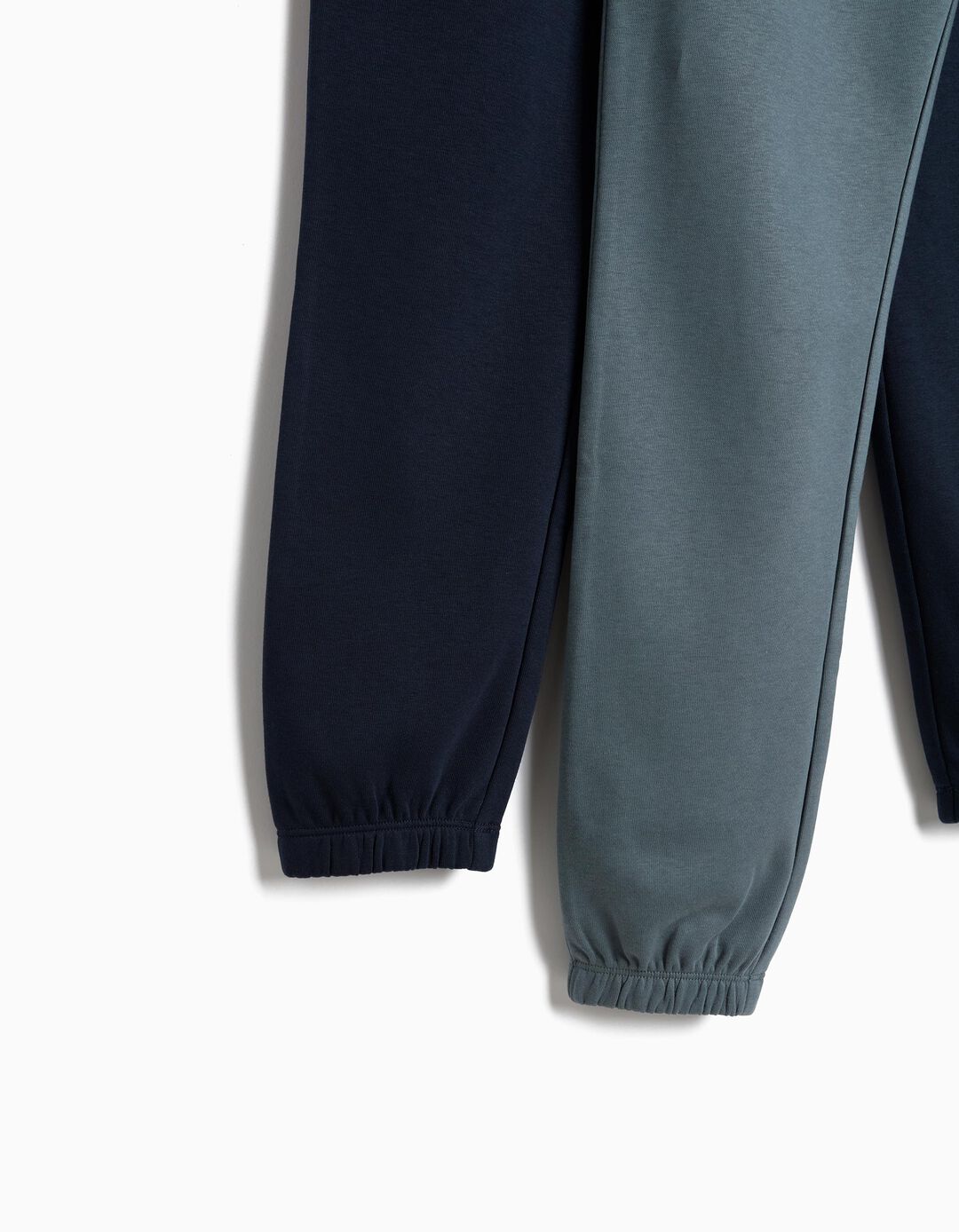 Pack 2 Joggings De Felpa, Menino, Azul Escuro