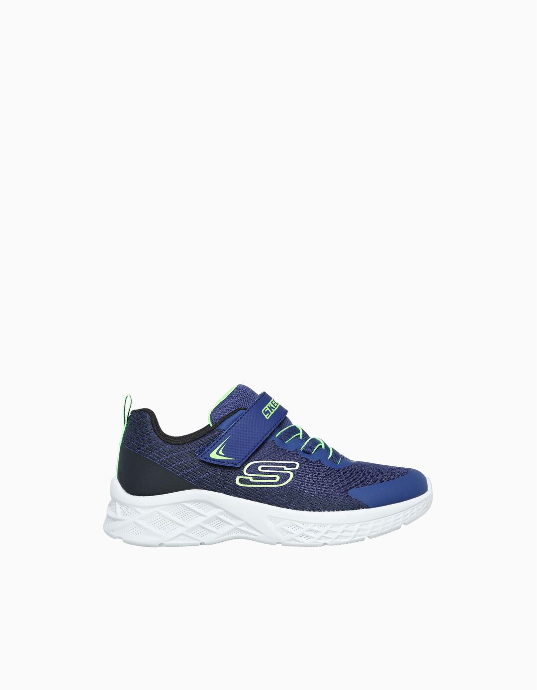 'Skechers' Sneakers with Elastic Laces and Slip-on Strap, Boys, Blue