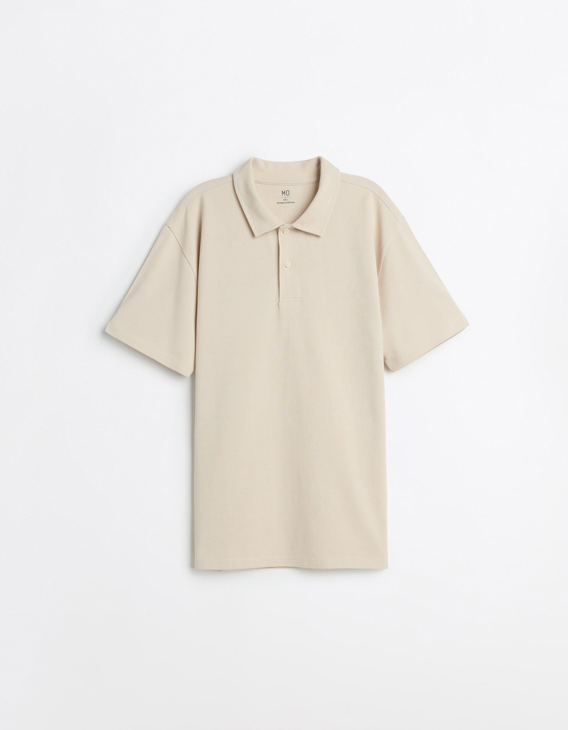 Comprar Online Polo Piquet, Homem, Bege Claro