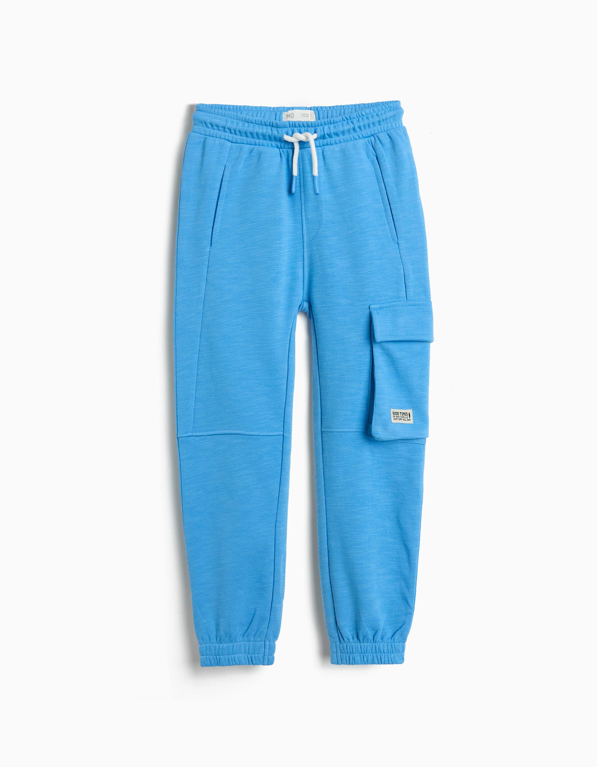 Comprar Online Cal&ccedil;as de Felpa, Menino, Azul Claro