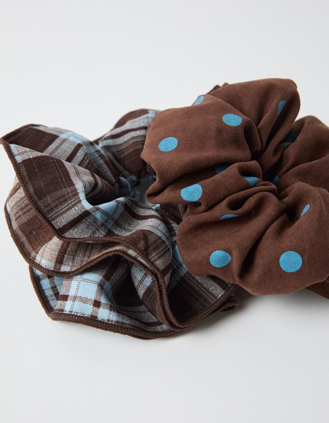 Pack 2 El&aacute;sticos Scrunchies, Mulher, Multicolor