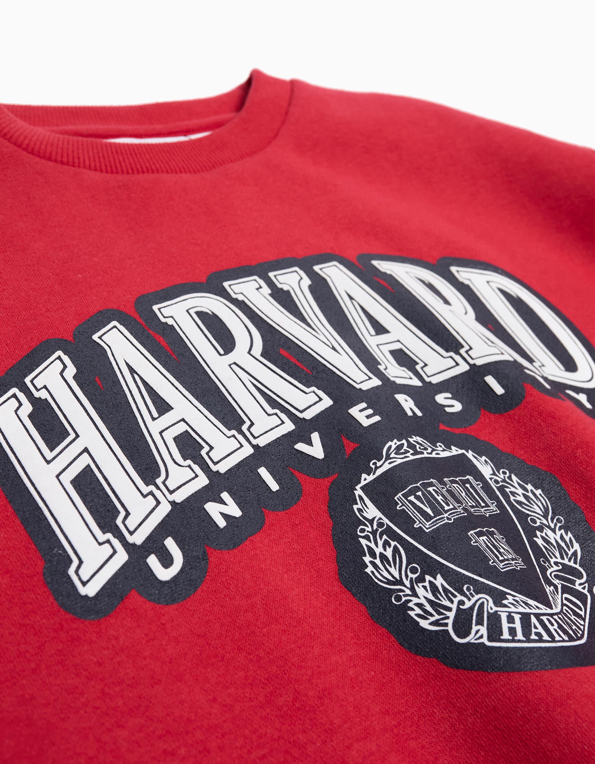 Comprar Online Sweatshirt 'Harvard', Menina, Vermelho
