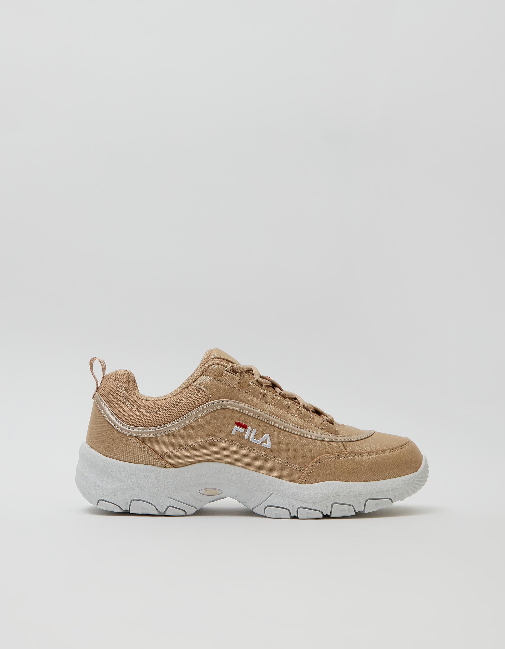 brown fila trainers