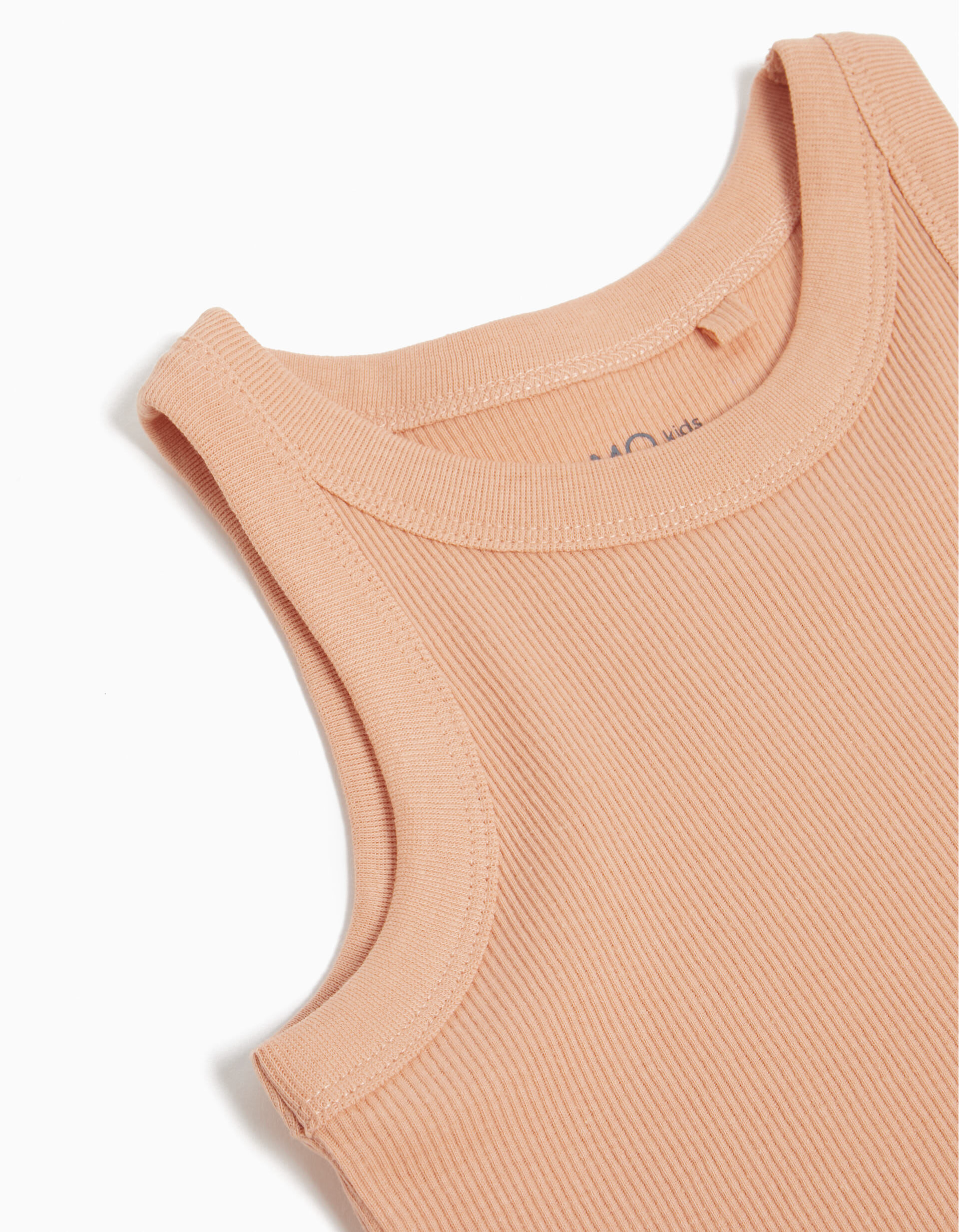 Comprar Online Ribbed Tank Top, Girl, Light Orange