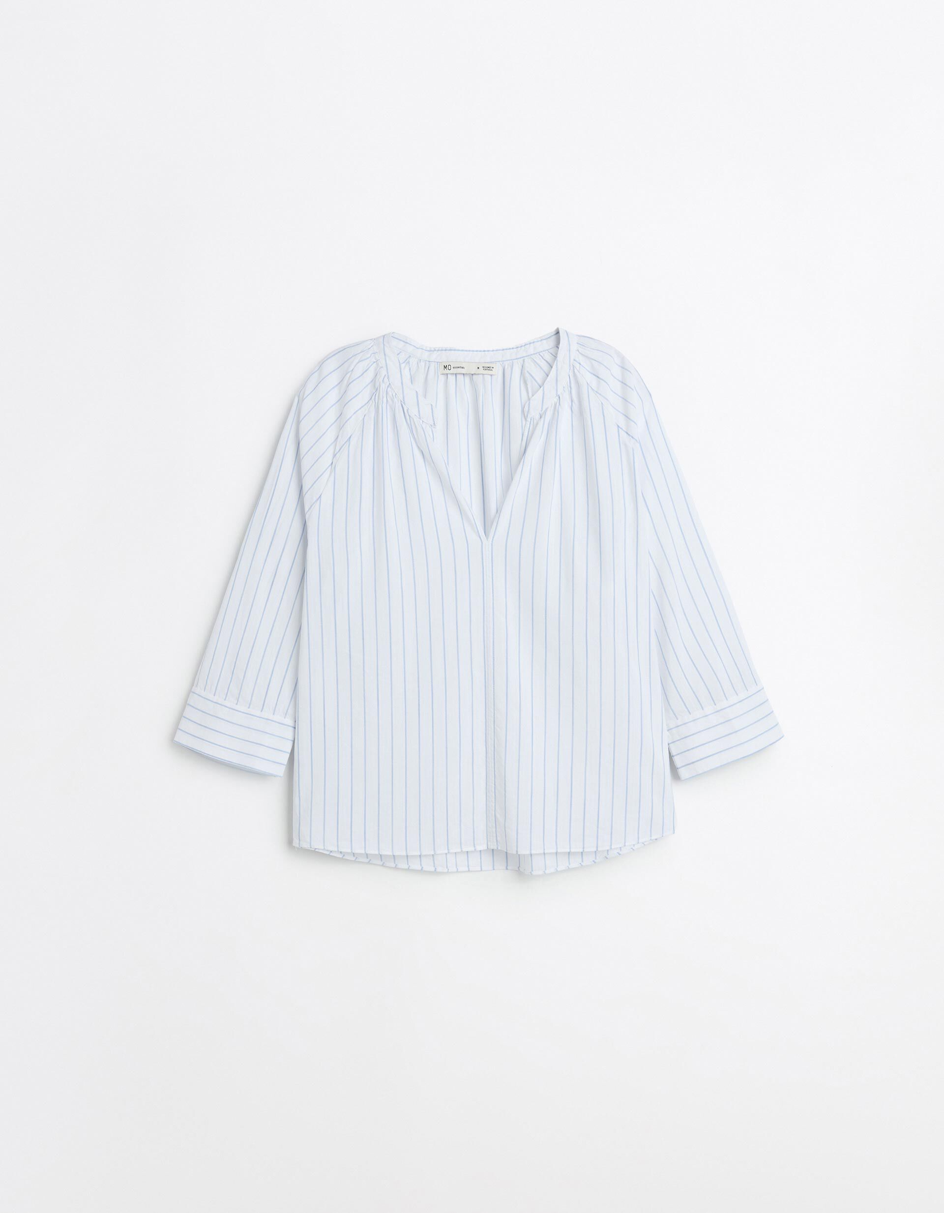 Comprar Online Blusa Riscas, Mulher, Branco