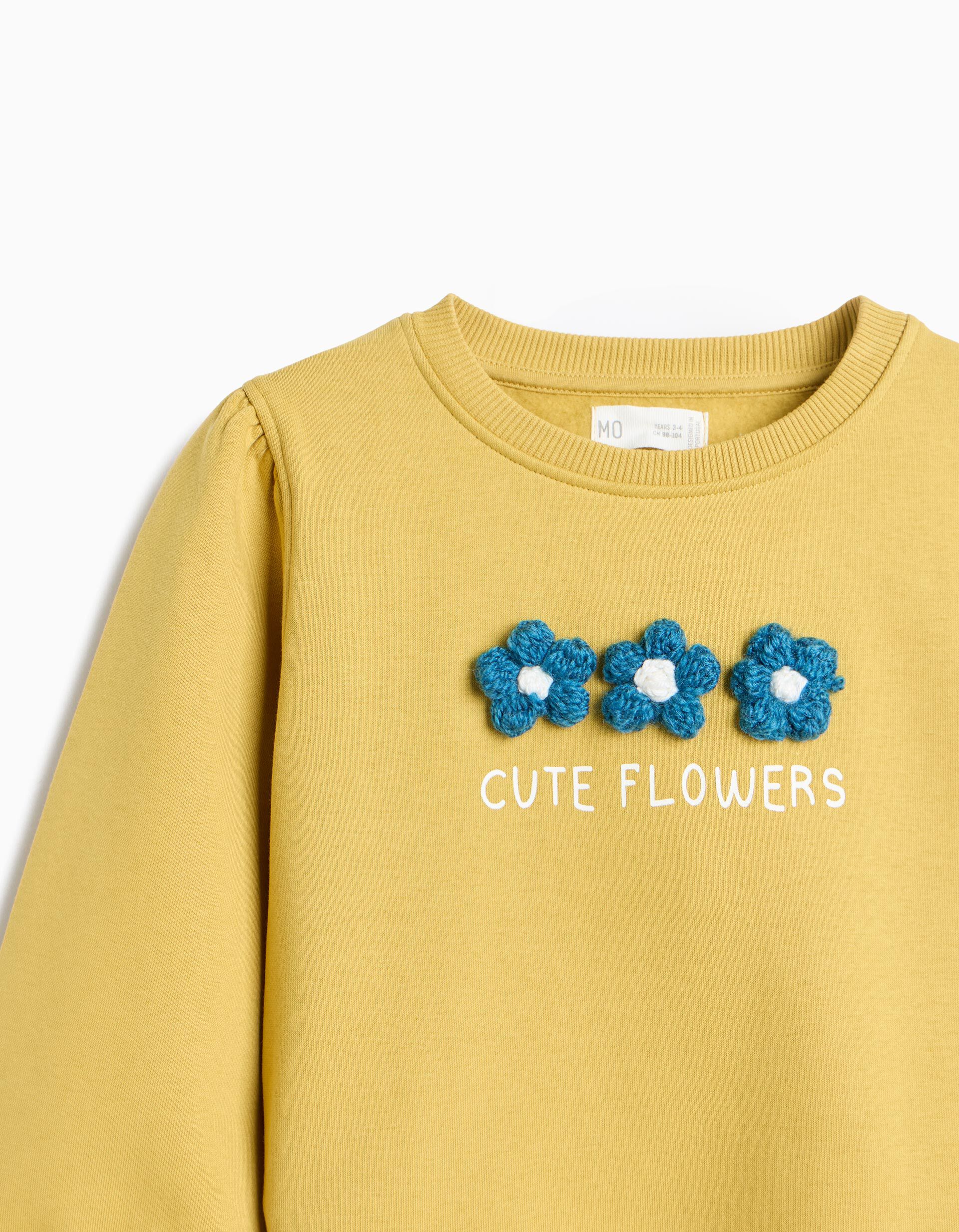 Comprar Online Sweatshirt, Menina, Amarelo Torrado