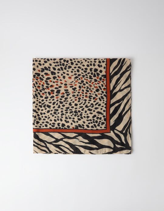Comprar Online Len&ccedil;o Animal Print, Mulher, Multicolor