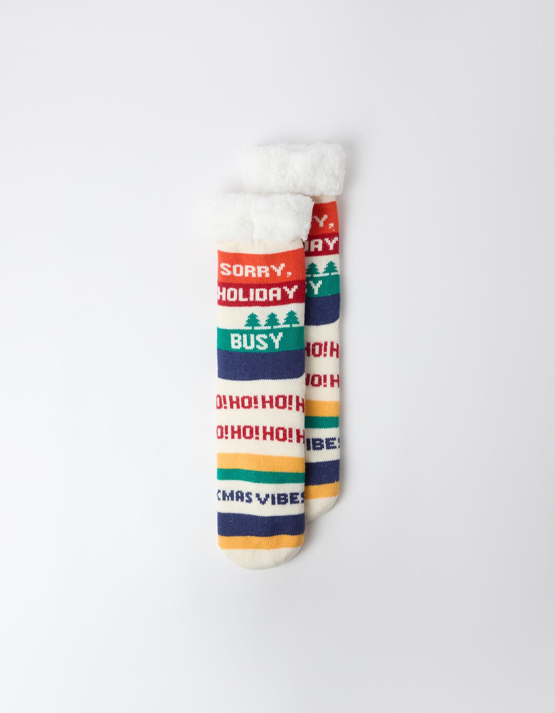 Par De Meias De Natal, Mulher, Branco