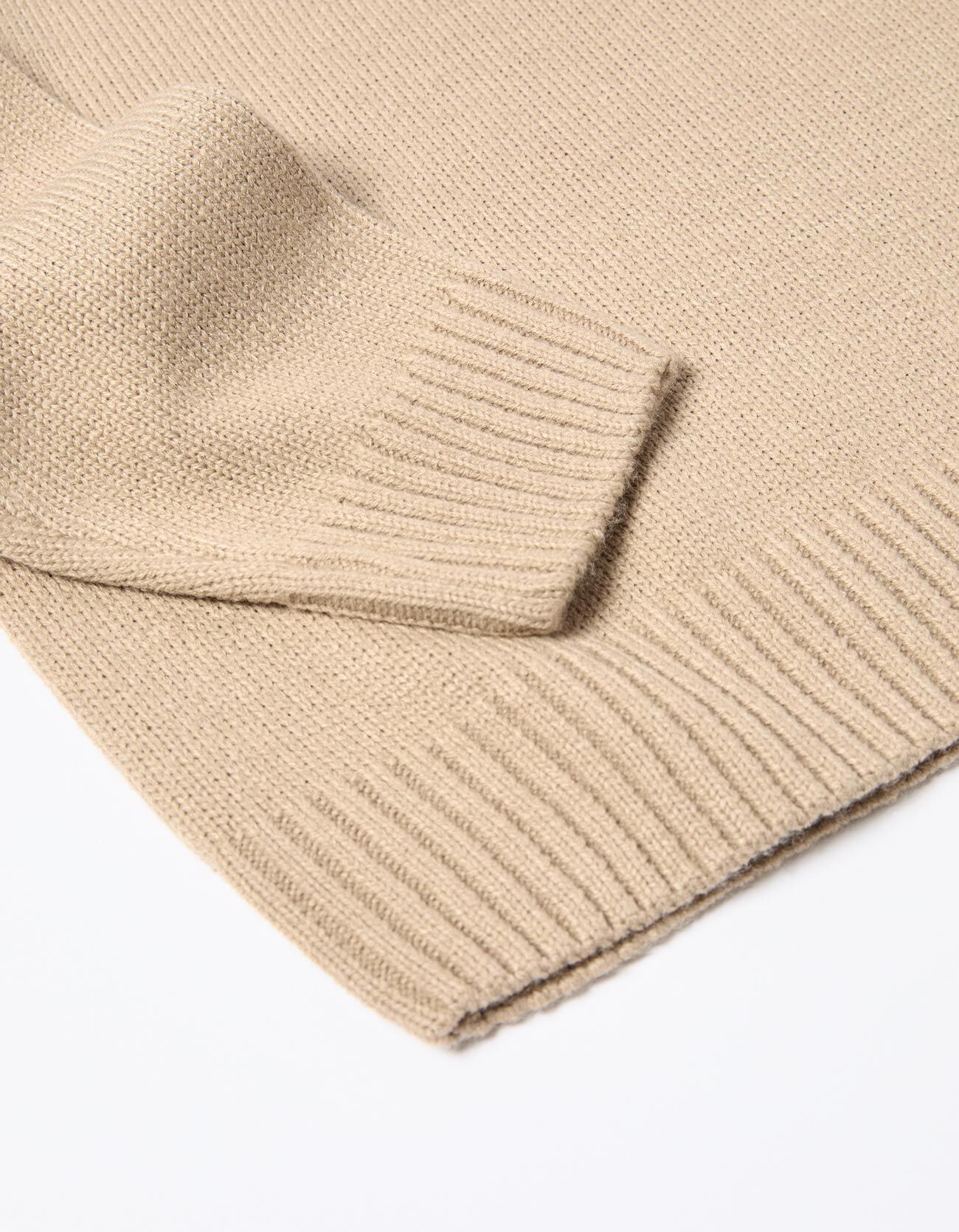 Comprar Online Camisola de Malha com Fecho, Homem, Bege