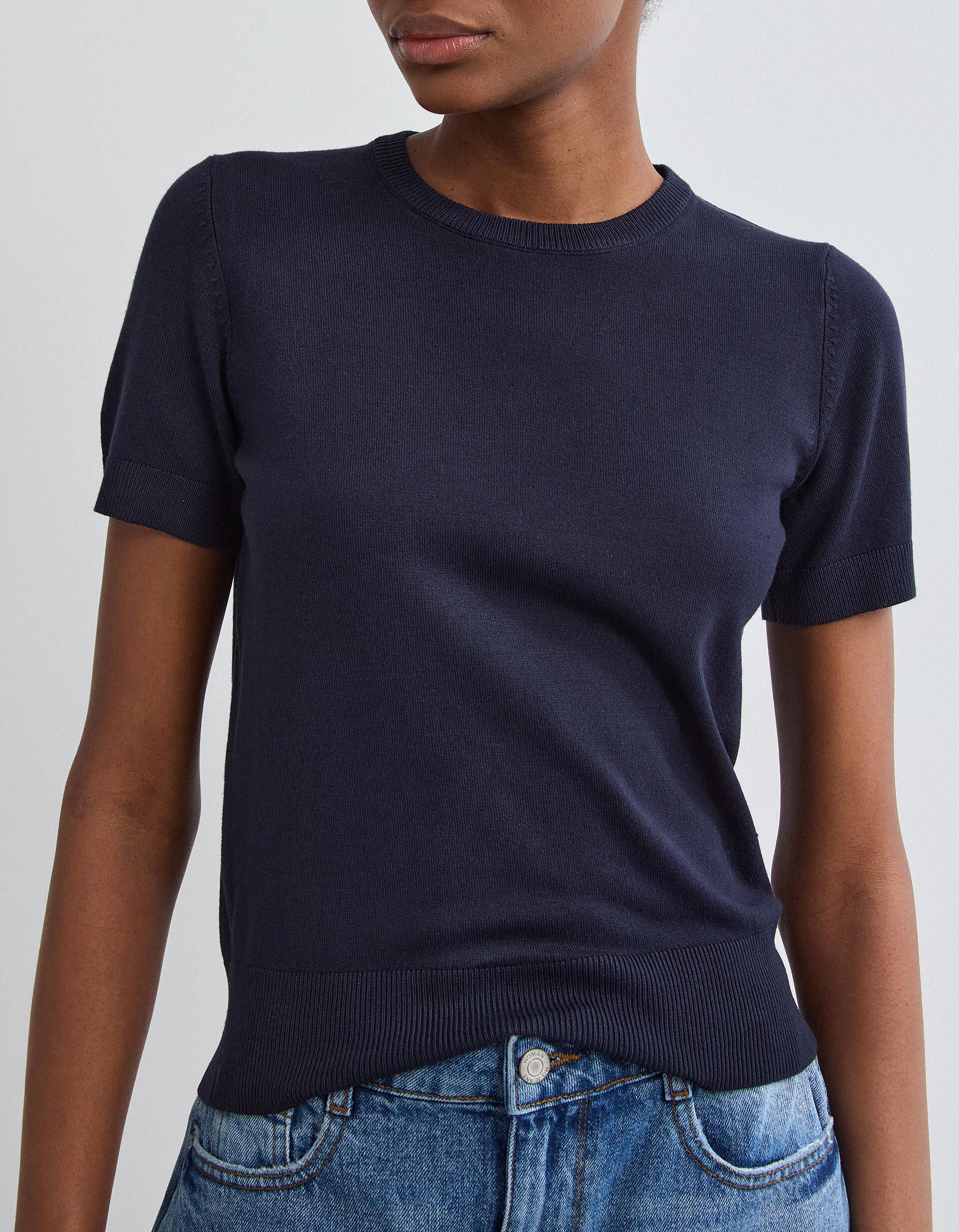 Comprar Online Camisola de Malha, Mulher, Azul Escuro