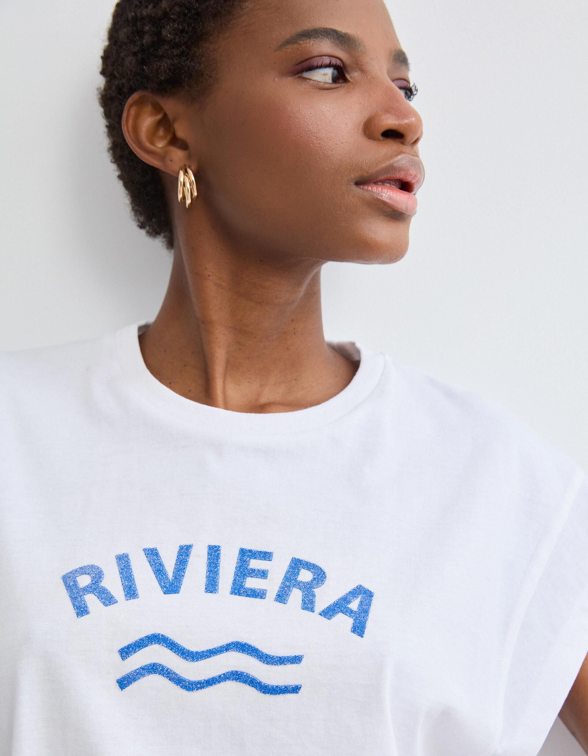 Comprar Online T-shirt Estampado, Mulher, Branco