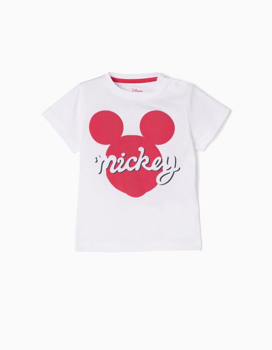 T-shirt Branca Mickey