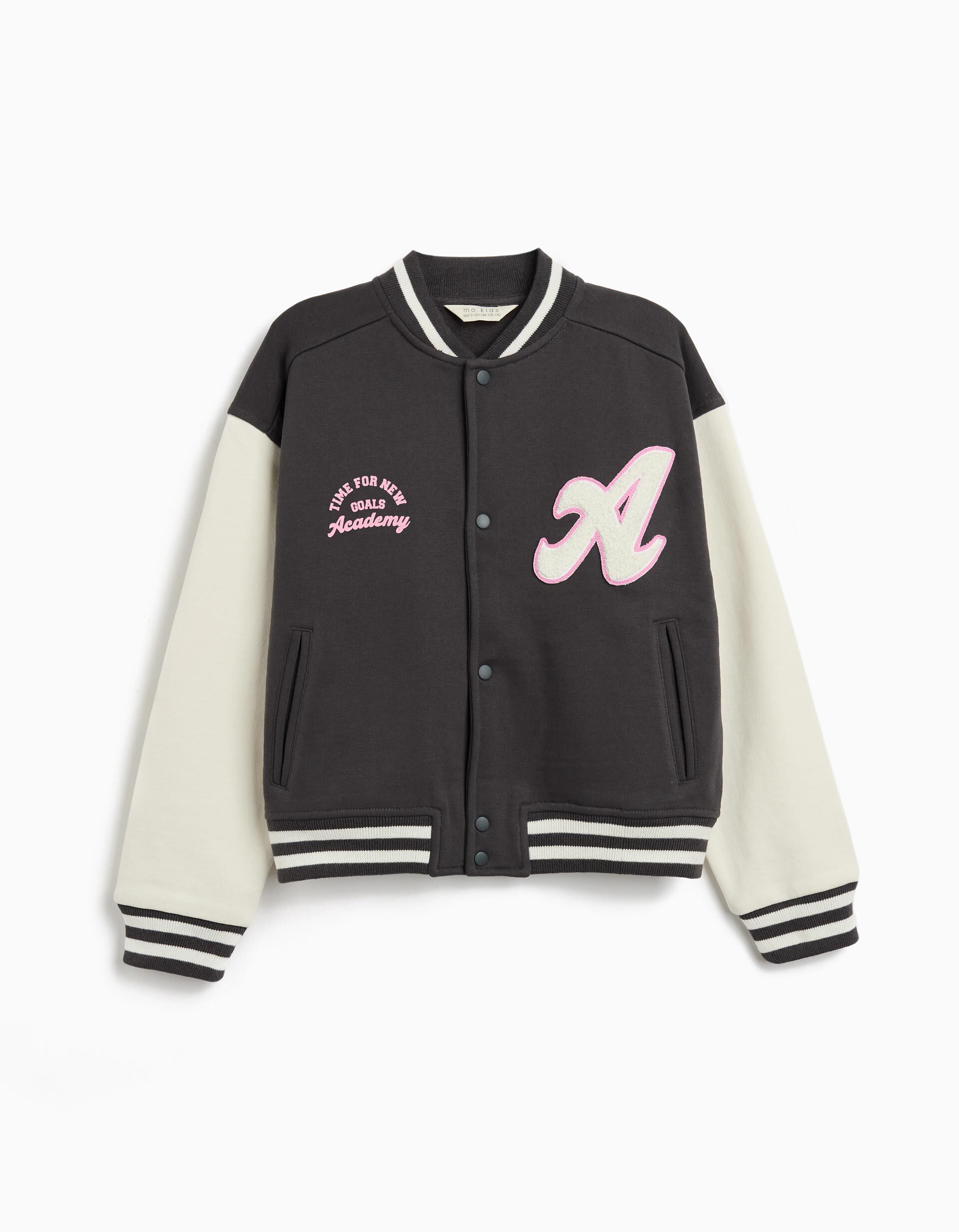 Comprar Online Casaco Bomber, Menina, Cinzento Escuro 